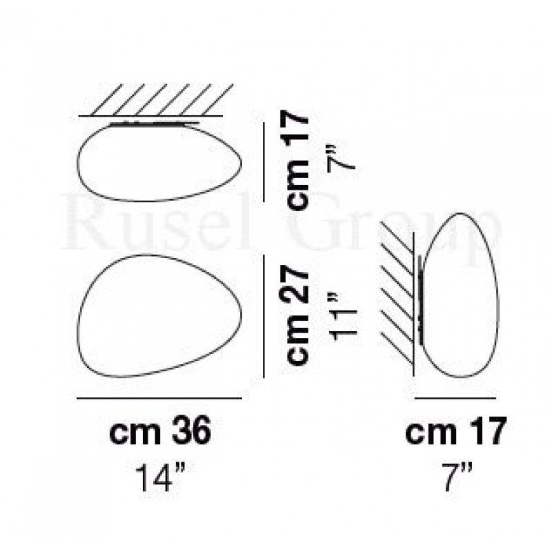 Настенно-потолочный светильник Vistosi NEOCHIC PP P