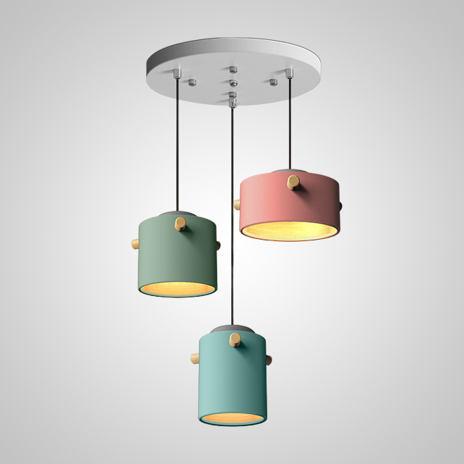 Подвесной светильник MINE TRIO D30 B by ImperiumLoft