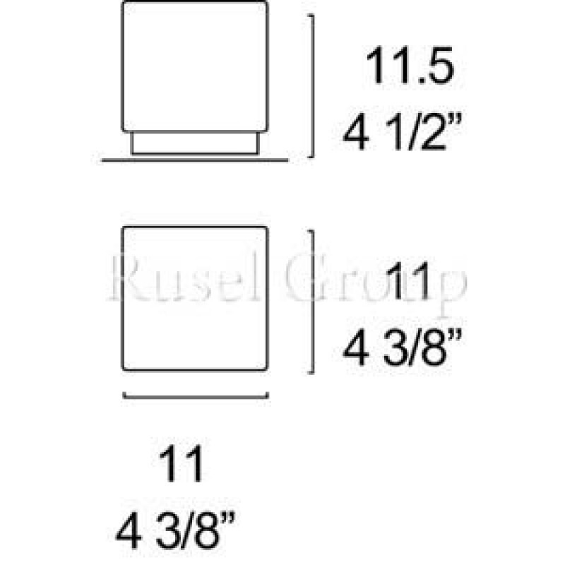Настольная лампа Leucos CUBI ZERO COMODINO (ITRE)
