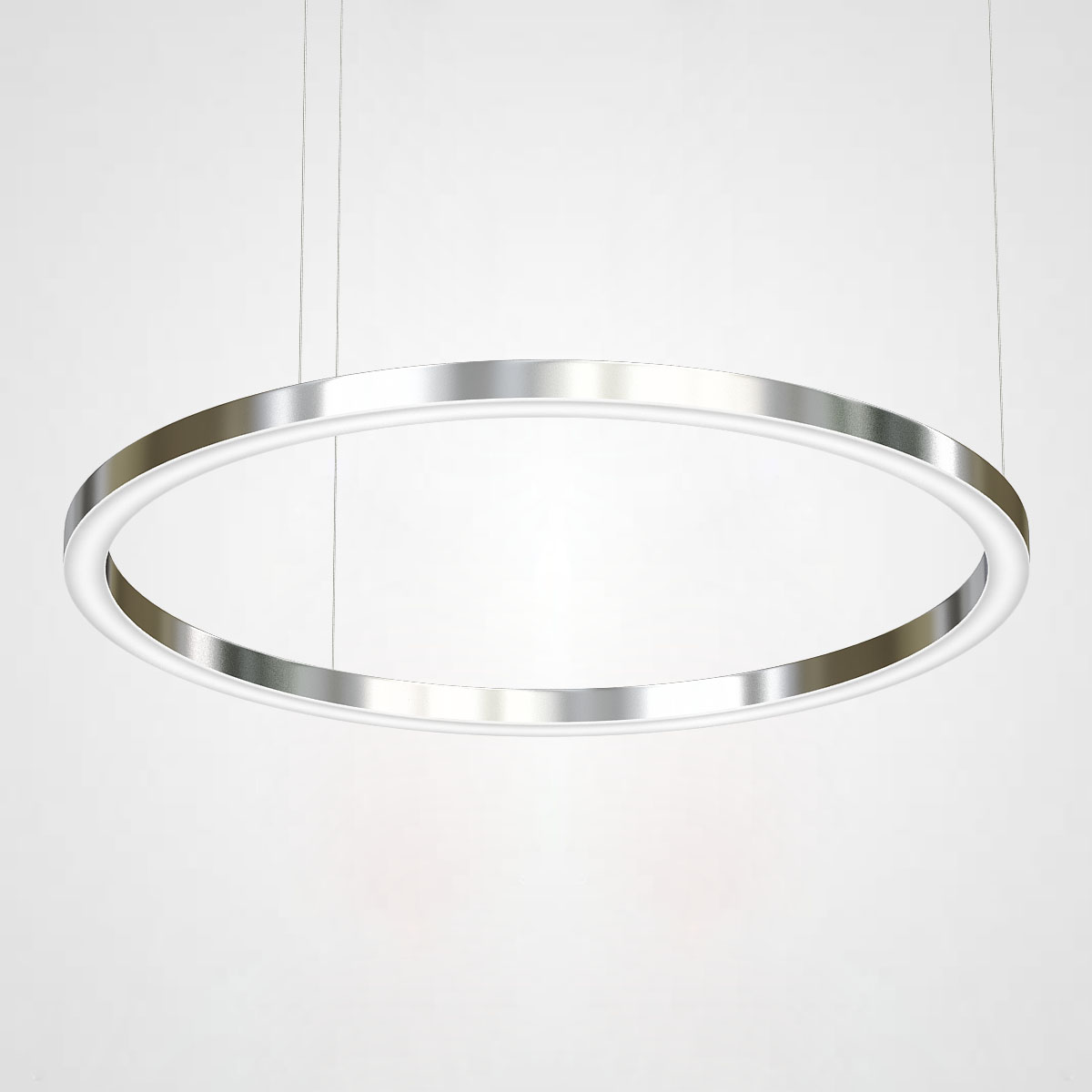 Люстра Light Ring Horizontal D120 Хром by ImperiumLoft