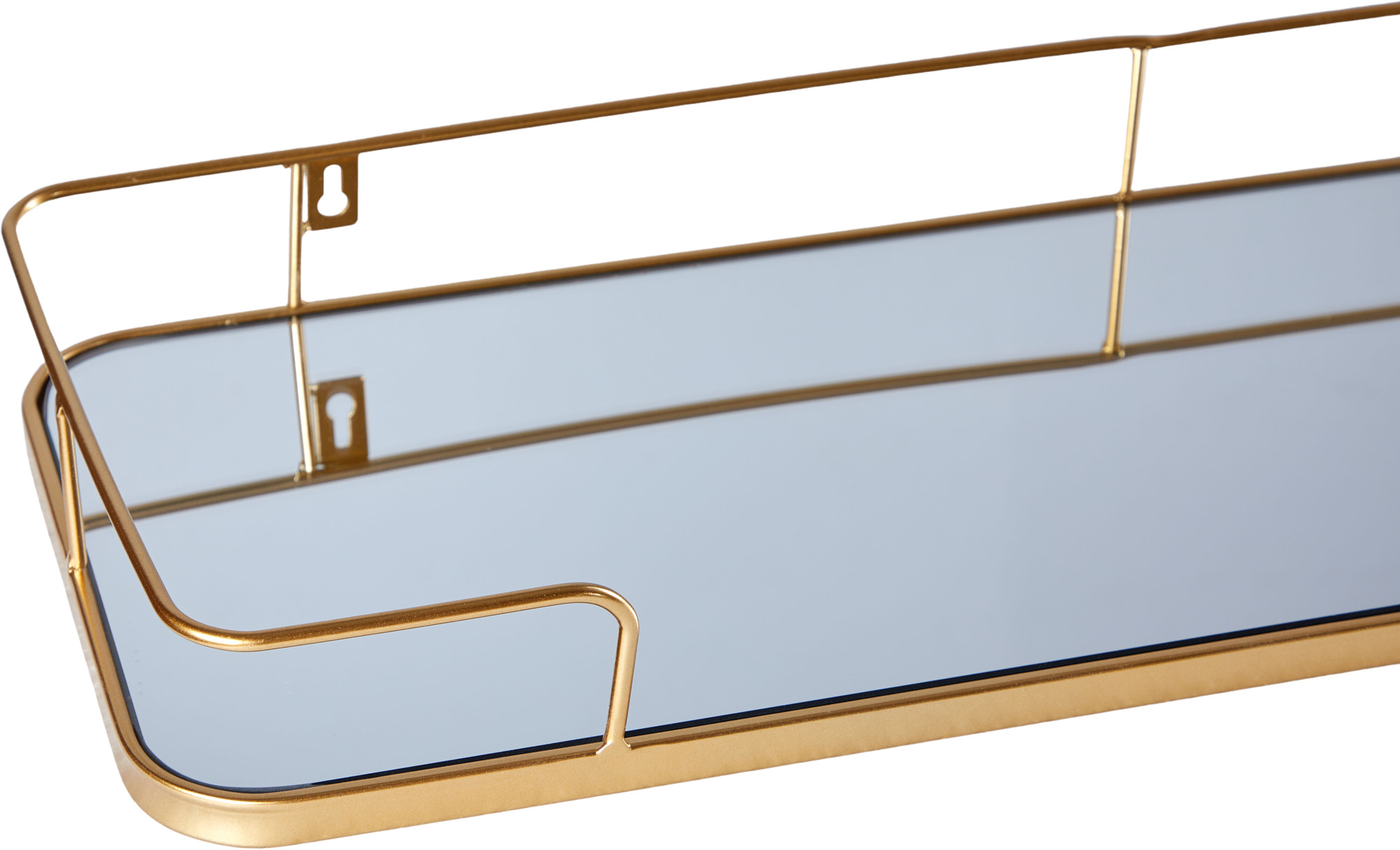 Полка настенная с зеркальной поверхностью Glasar 54-270