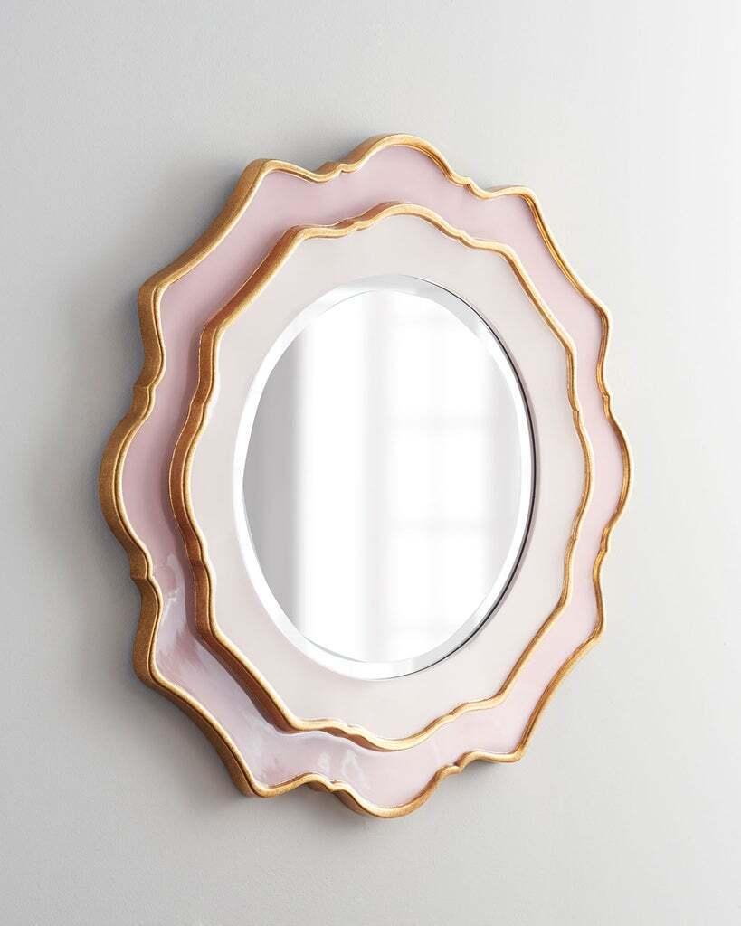Зеркало в розовой раме Дороти Louvre Home LH2282pink