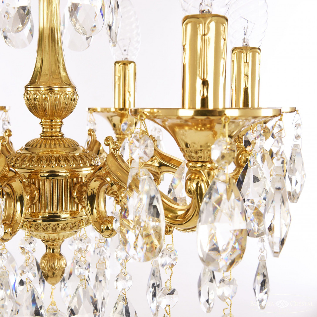 Люстра бронзовая с хрусталём 73102/6/125 A G