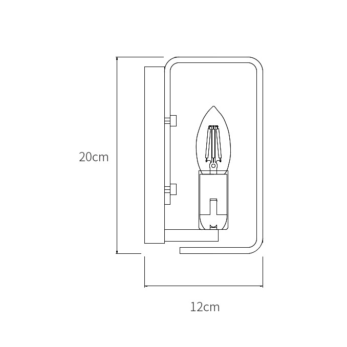 Настенный светильник FABIOLA WALL by ImperiumLoft