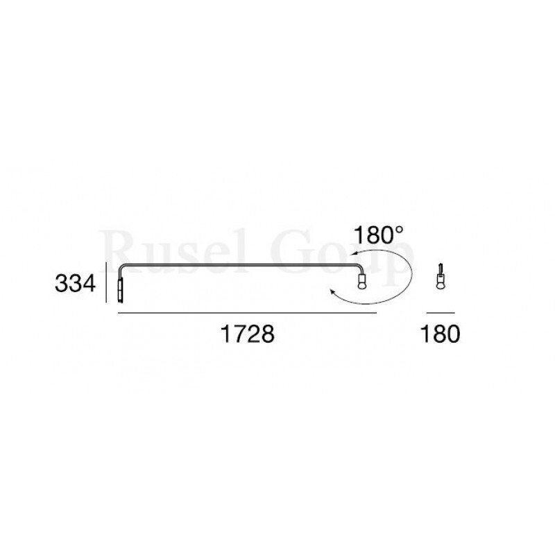 Настенный светильник Linea Light Thank you 7728