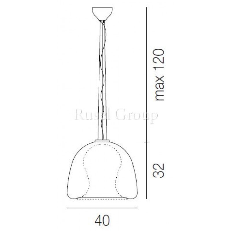 Подвесной светильник Vistosi NARANZA SP P