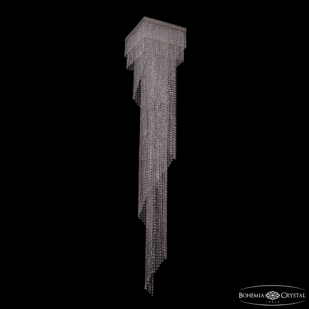 Люстра спираль хрустальная 8317/40-215 Ni Bohemia Ivele Crystal