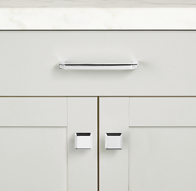 Ручка-кнопка Restoration Hardware Regent L.3.2 Satin Nickel