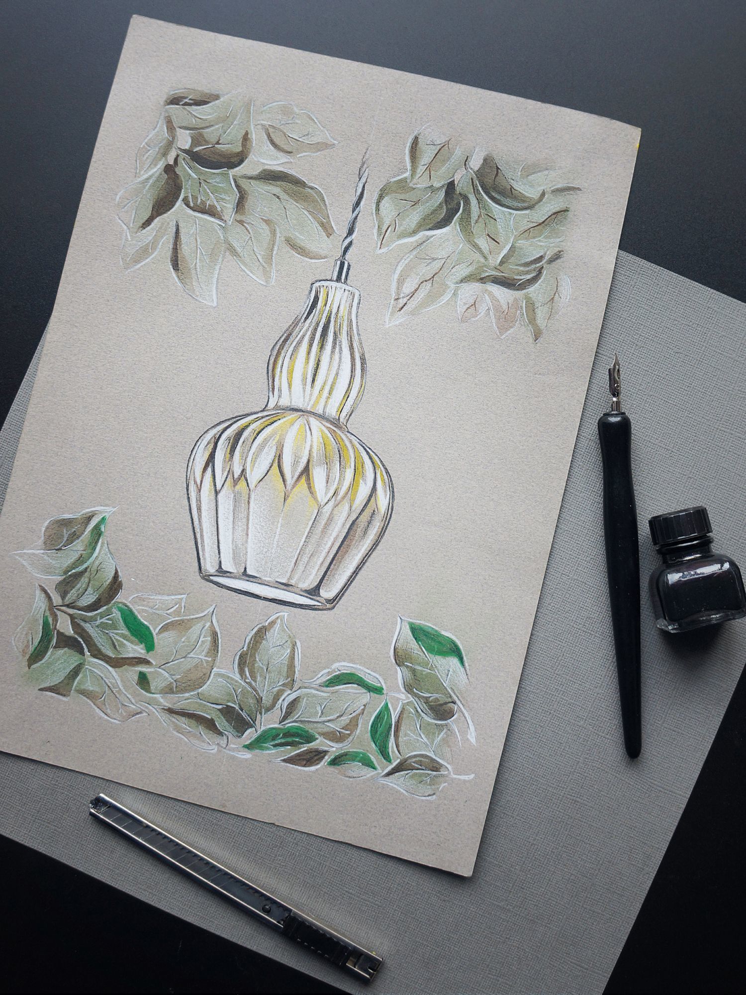 Подвесной светильник Maytoni MOD238-PL-01-GN