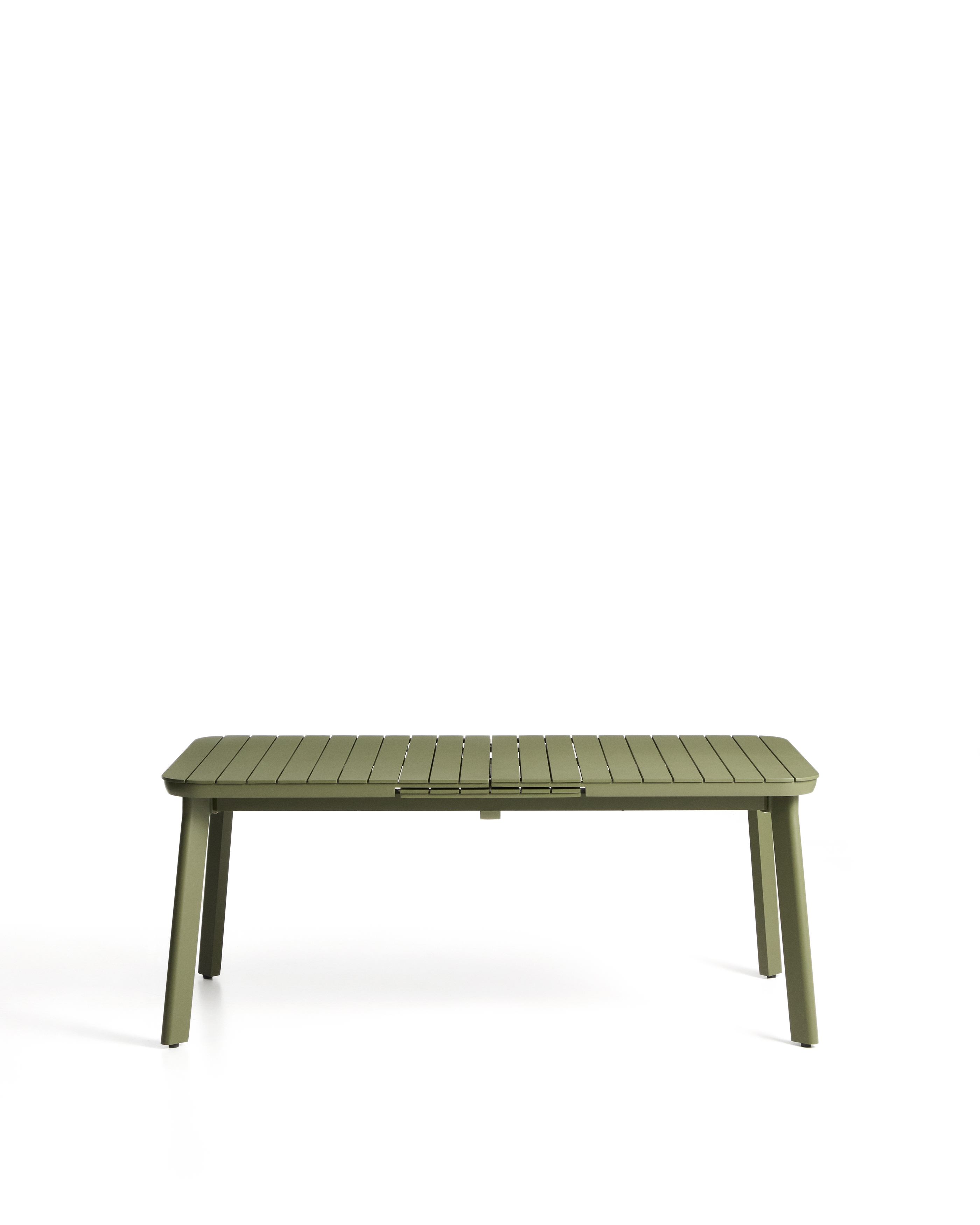 Раздвижной уличный стол Izola из алюминия с зеленой отделкой, 185 (235) x 100 см La Forma 482263