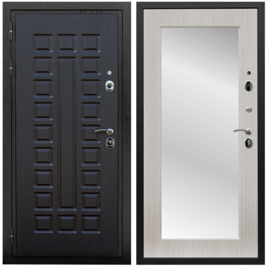 Дверь входная Graf Триумф МДФ 16 мм ФЛ-183 Венге / МДФ 10 мм ФЛЗ пастораль Дуб беленый