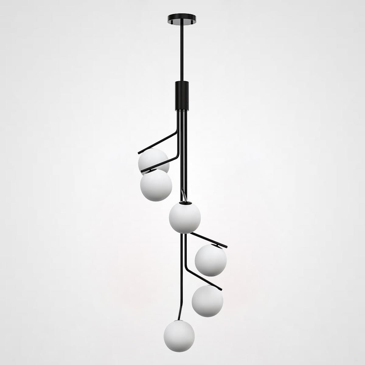 Подвесной светильник SHIRLEY 6 black by ImperiumLoft