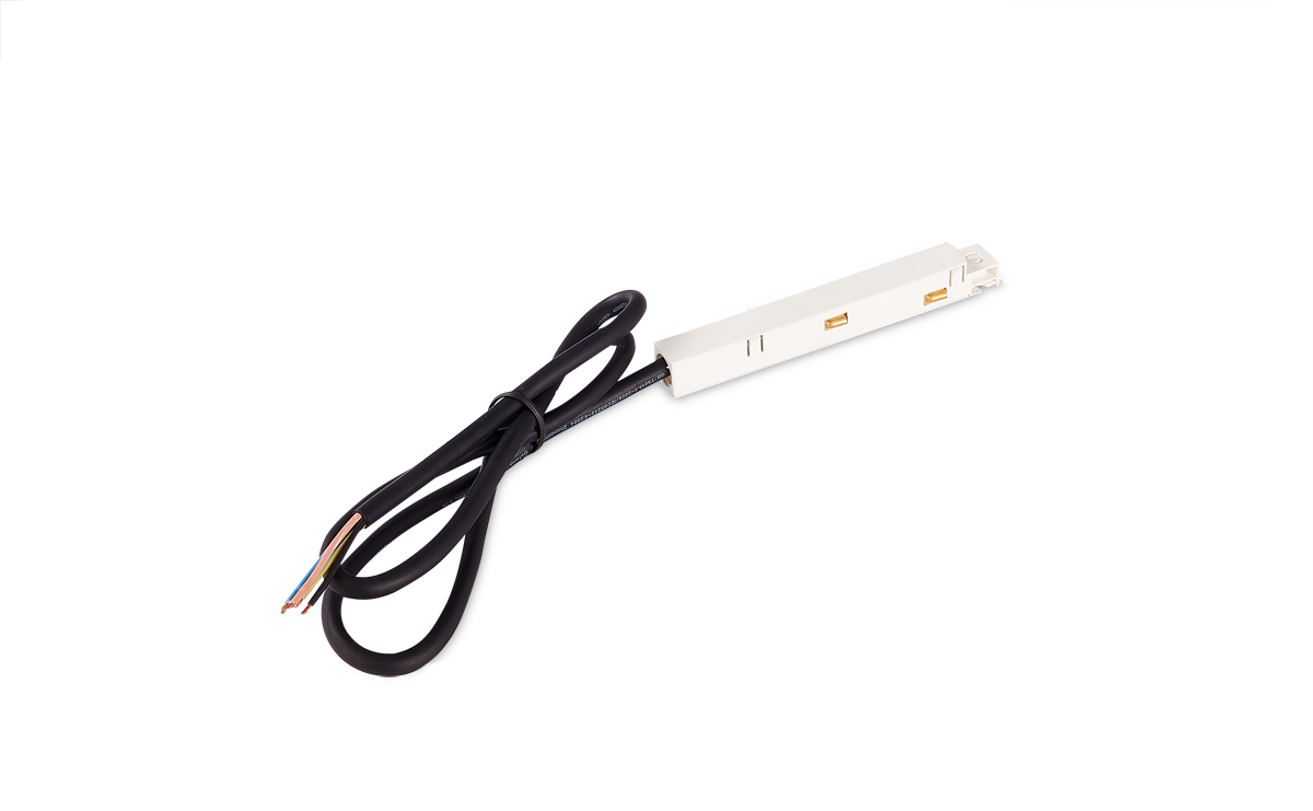 Адаптер с подводом питания для подвесного/накладного/встраиваемого шинопровода Donolux Power connector W