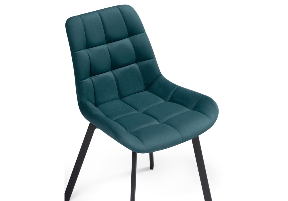 Стул Woodville Челси морская волна / черный 527311