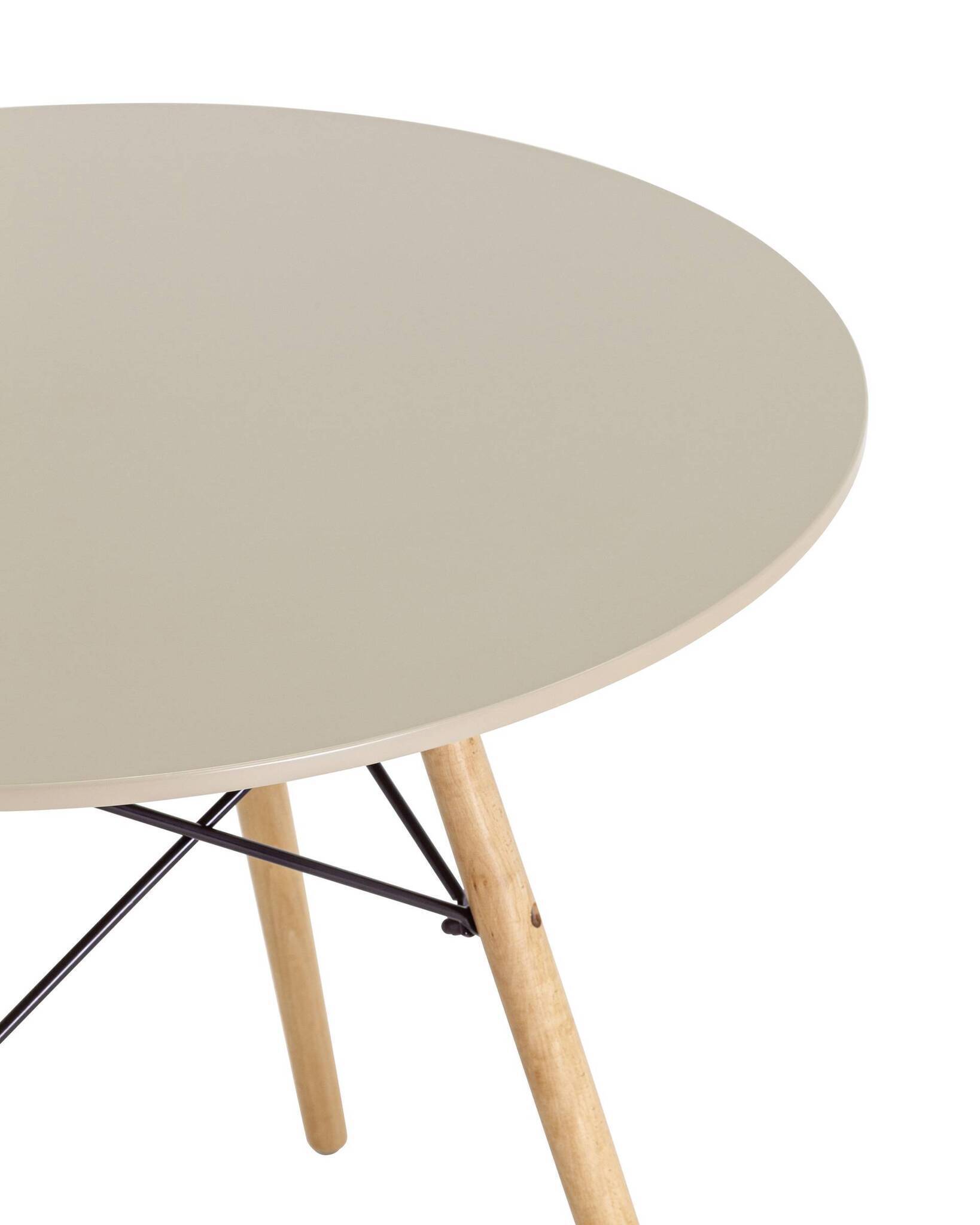 Стол DSW D80 бежевый Stool Group