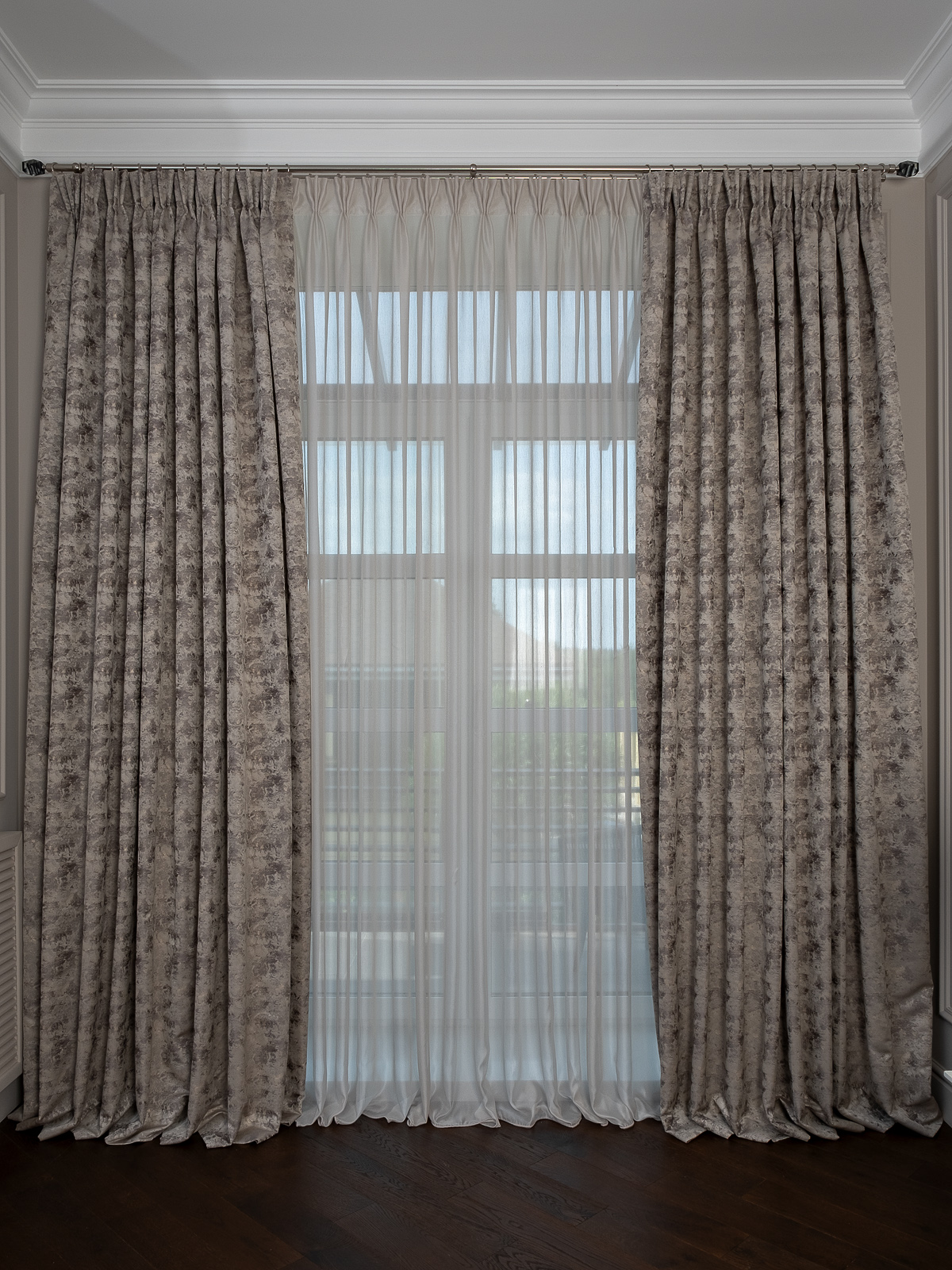 Тюль SERIK 275х320см бежевый Garda Decor 121GD-SERIK-TUL SBEG/1