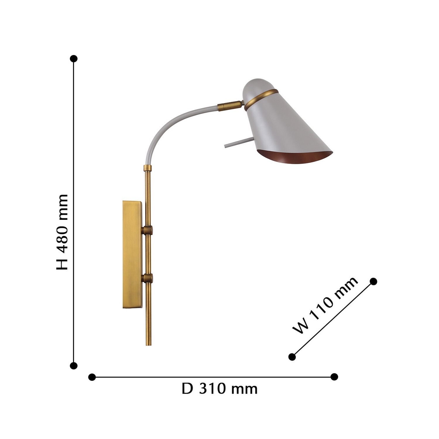Настенный светильник Favourite 2666-1W