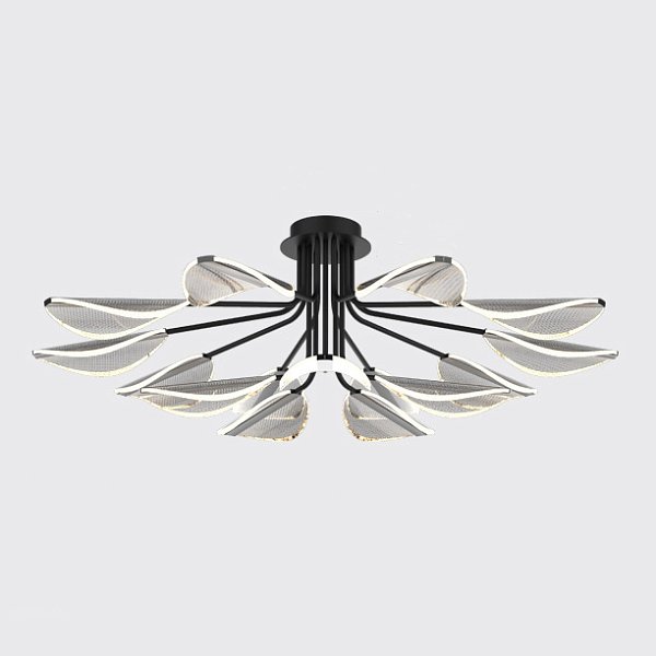Потолочная люстра VISUAL L15 Black by ImperiumLoft
