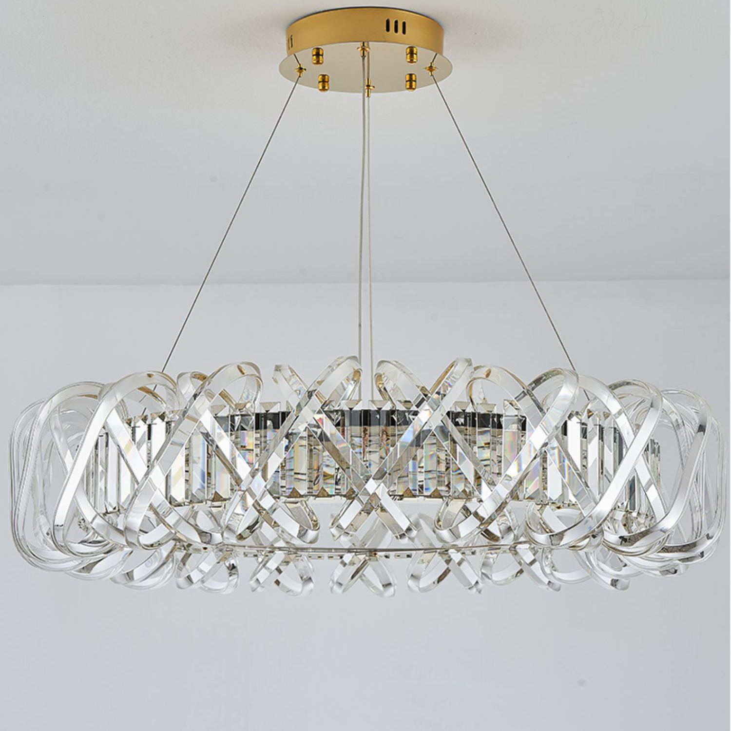 Подвесная люстра KARLENA D80 Grey by ImperiumLoft