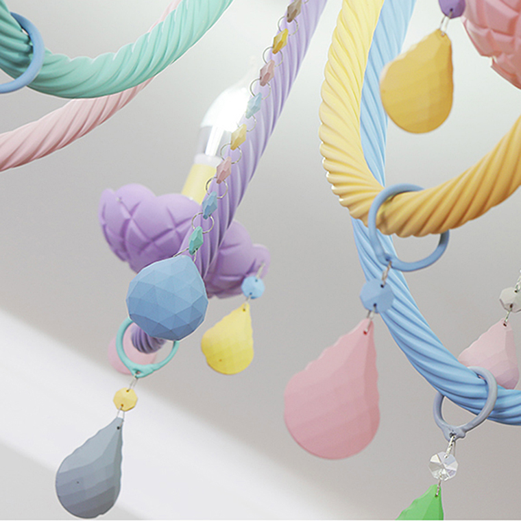 Потолочная люстра RAINBOW SHORT 6 lamps by ImperiumLoft