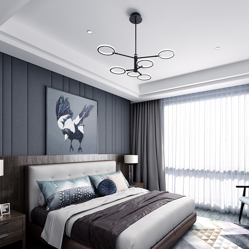 Люстра на штанге RINGLETS B White by ImperiumLoft