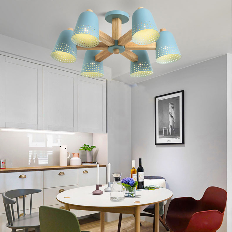 Люстра на штанге TRACERY 8 lamps by ImperiumLoft