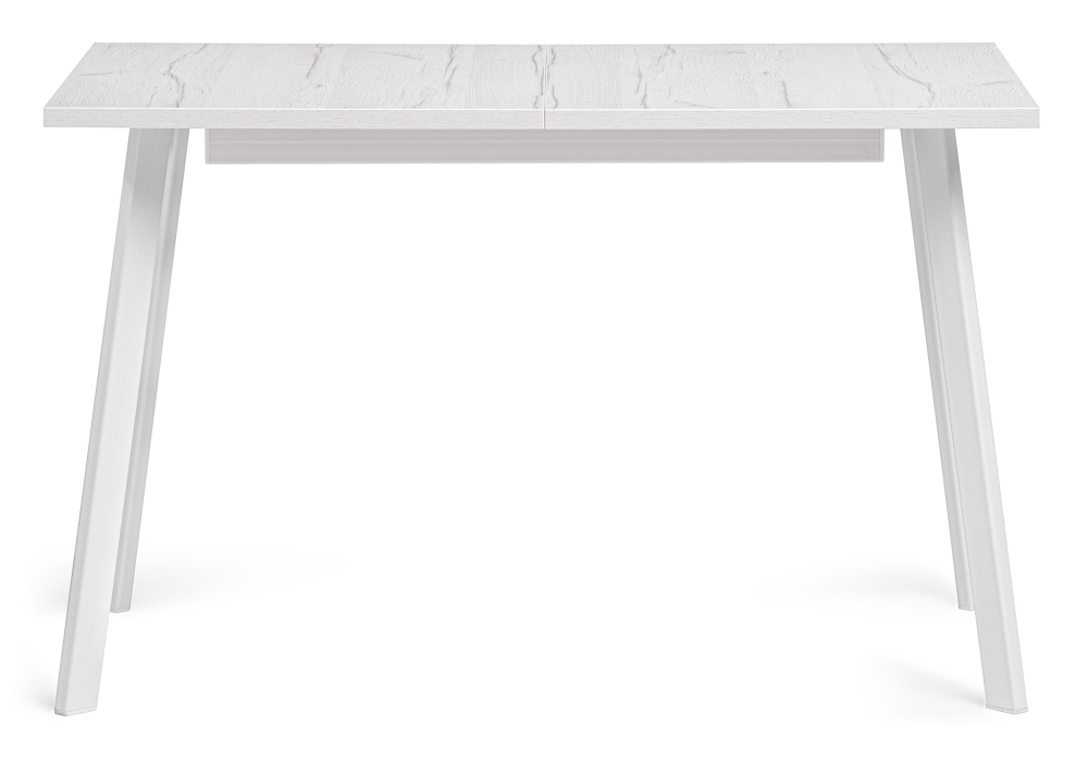 Стол деревянный Woodville Колон Лофт 120(160)х75х75 25 мм юта / белый матовый 489650