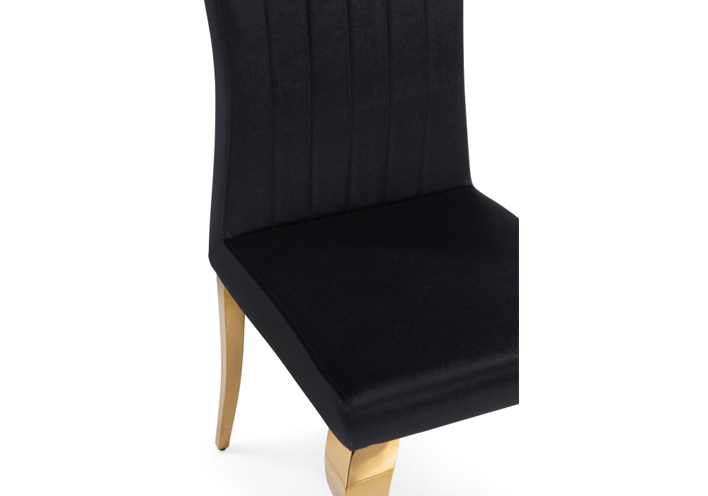 Стул Woodville Lund black / gold 15383