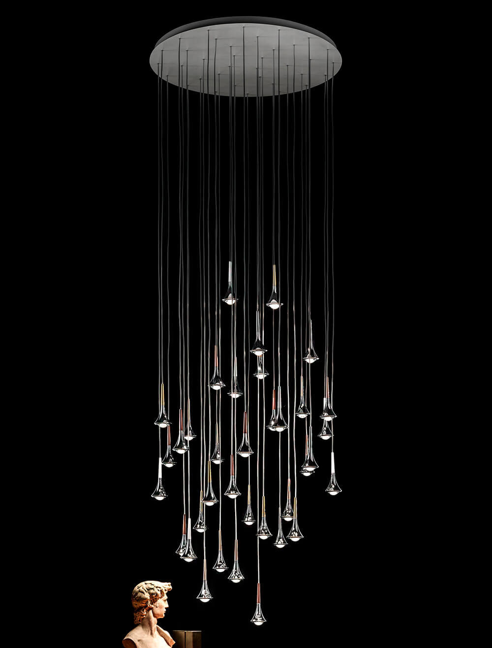 Подвесной светильник Lodes Rain Chrome Bronze 156003