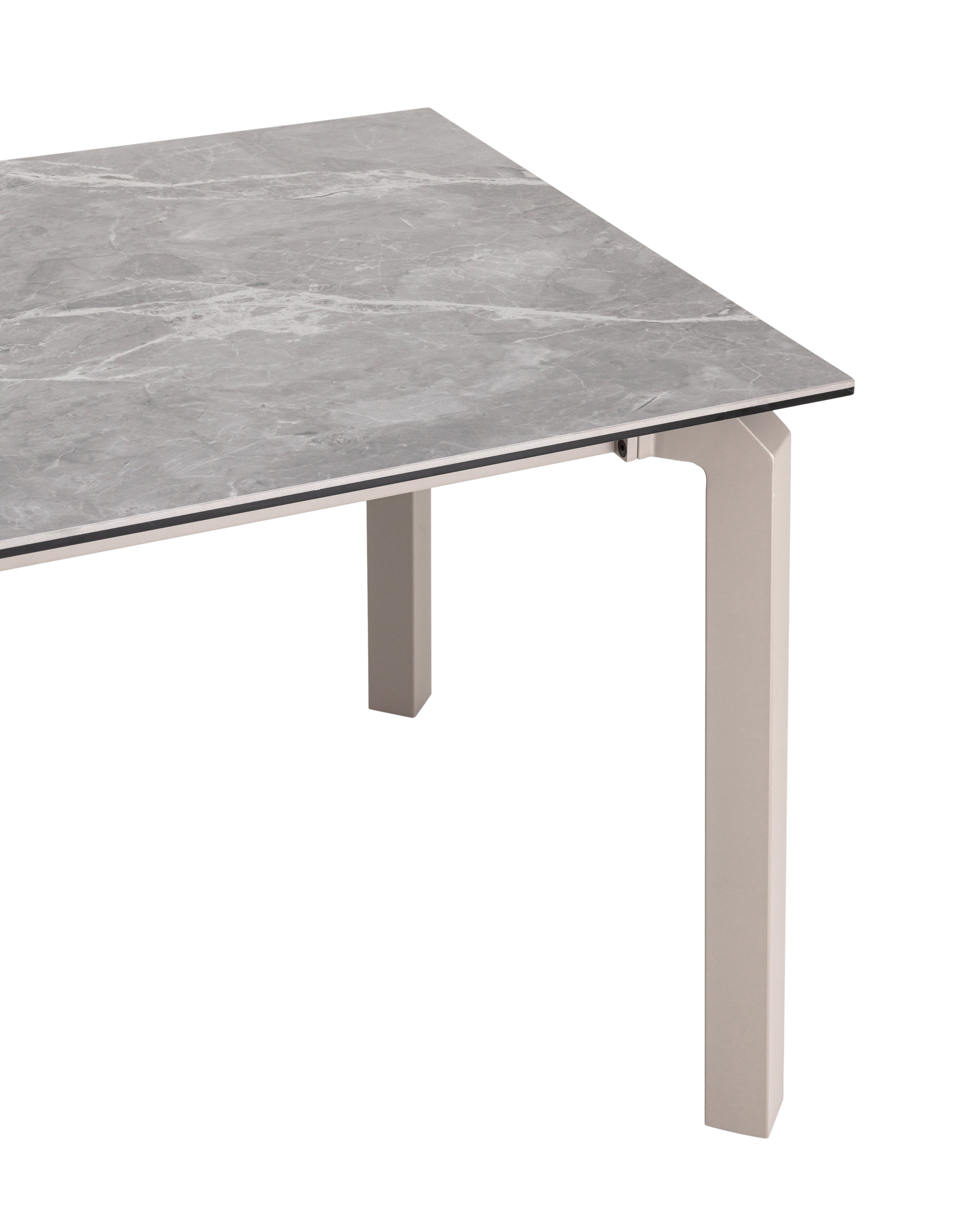 Стол обеденный Varden раскладной 160-220х90 см керамика серый Stool Group