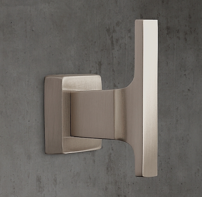 Крючок Restoration Hardware Colliers Small Satin Nickel