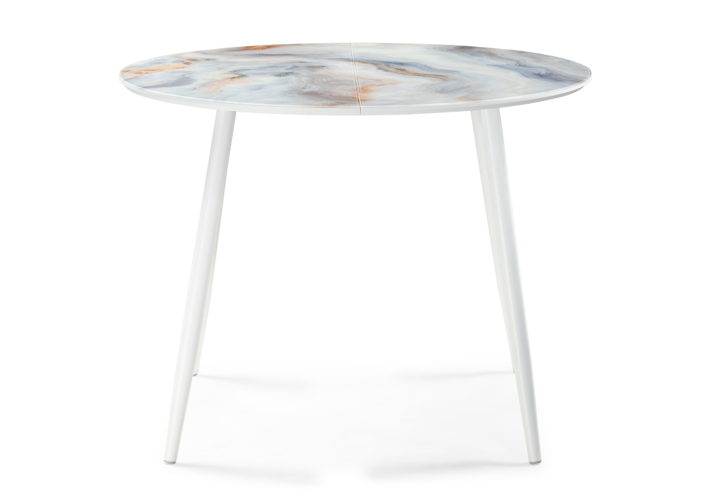 Стол Woodville Кловис кианит / белый 474328