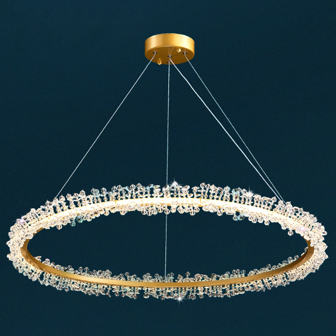 Подвесная люстра THERA D100 Gold by ImperiumLoft