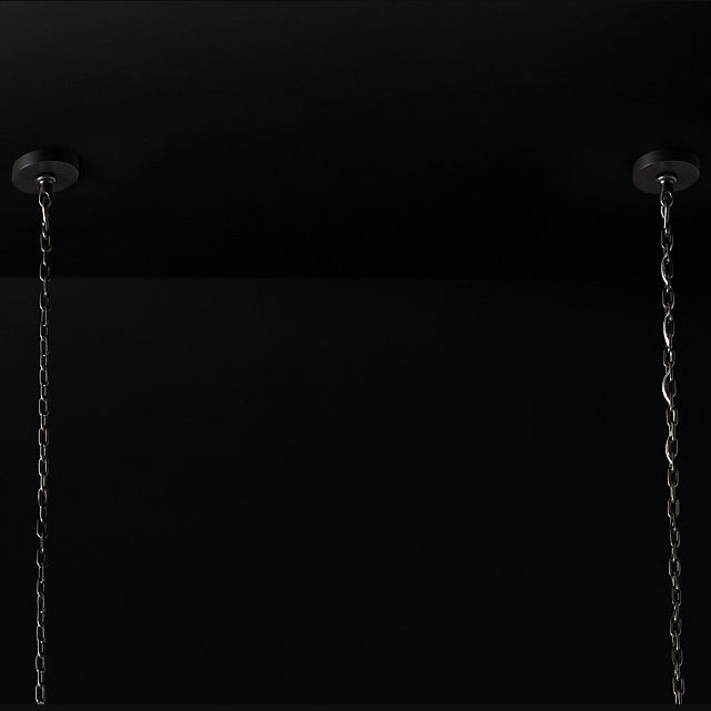 Люстра Restoration Hardware Emile Linear 54" Pewter