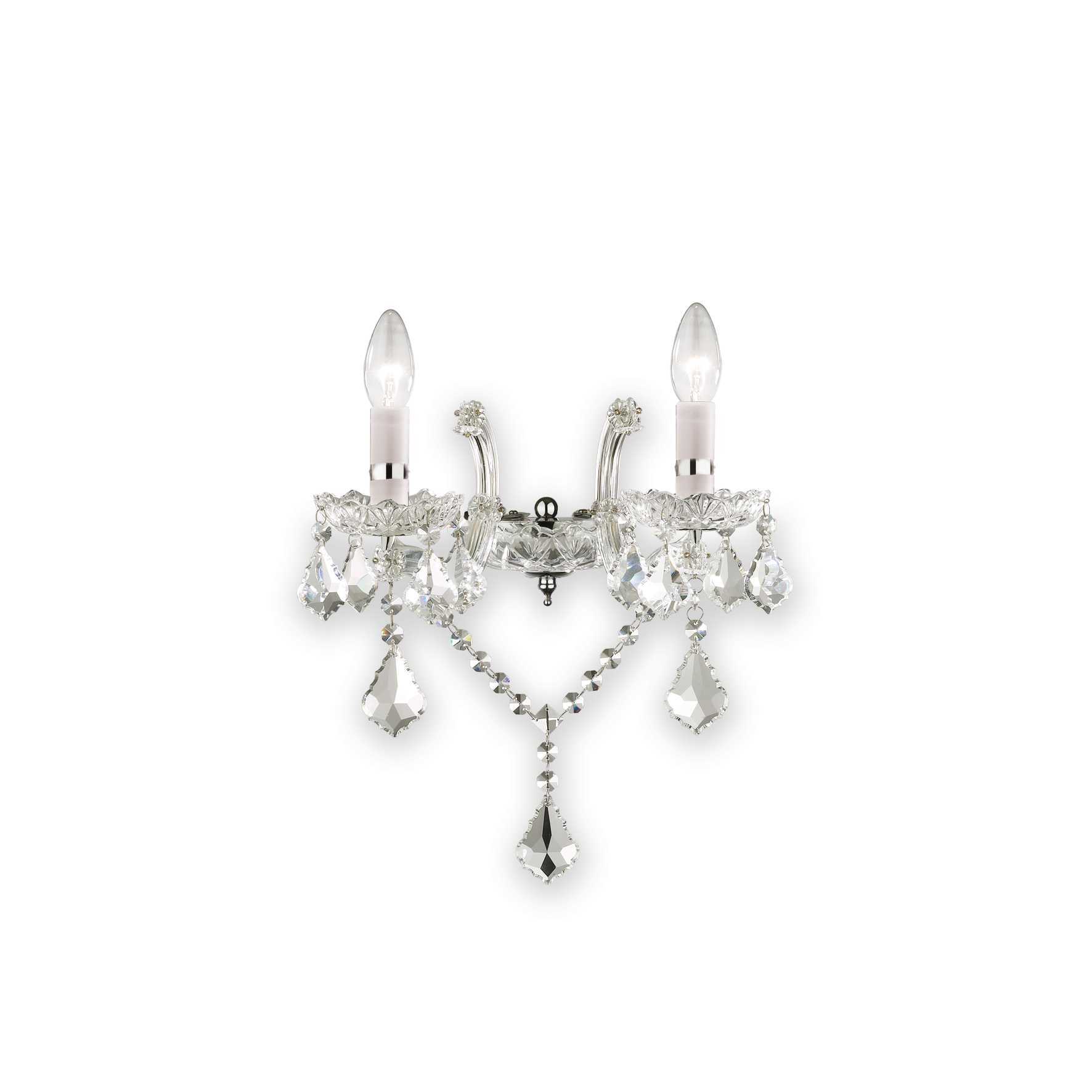 Настенный светильник Ideal Lux FLORIAN AP2 CROMO 035642