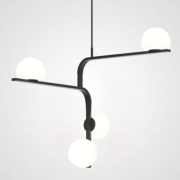 Подвесной светильник ARCANUM ANGLE Black by ImperiumLoft