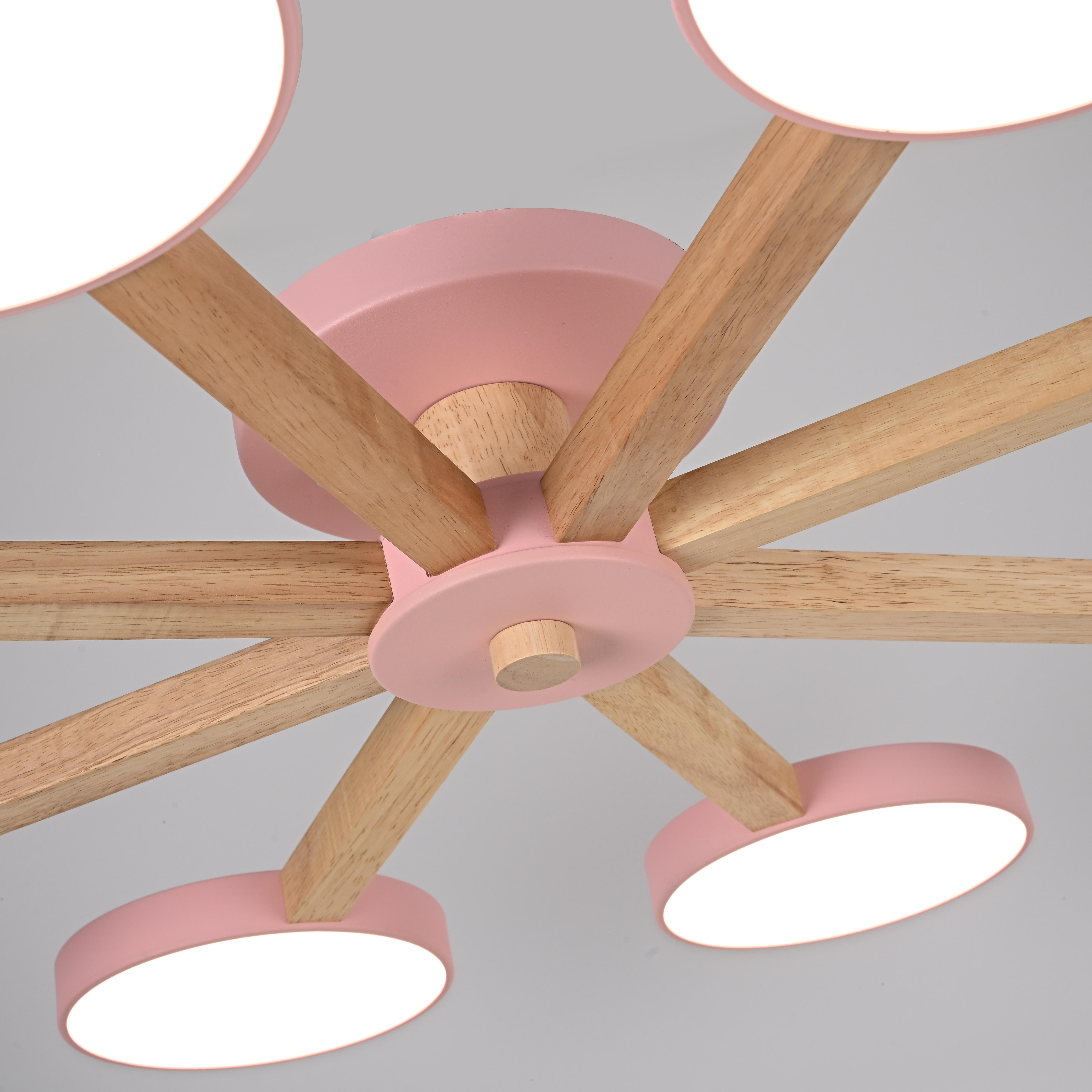 Потолочная люстра TURNA 8 Pink by ImperiumLoft