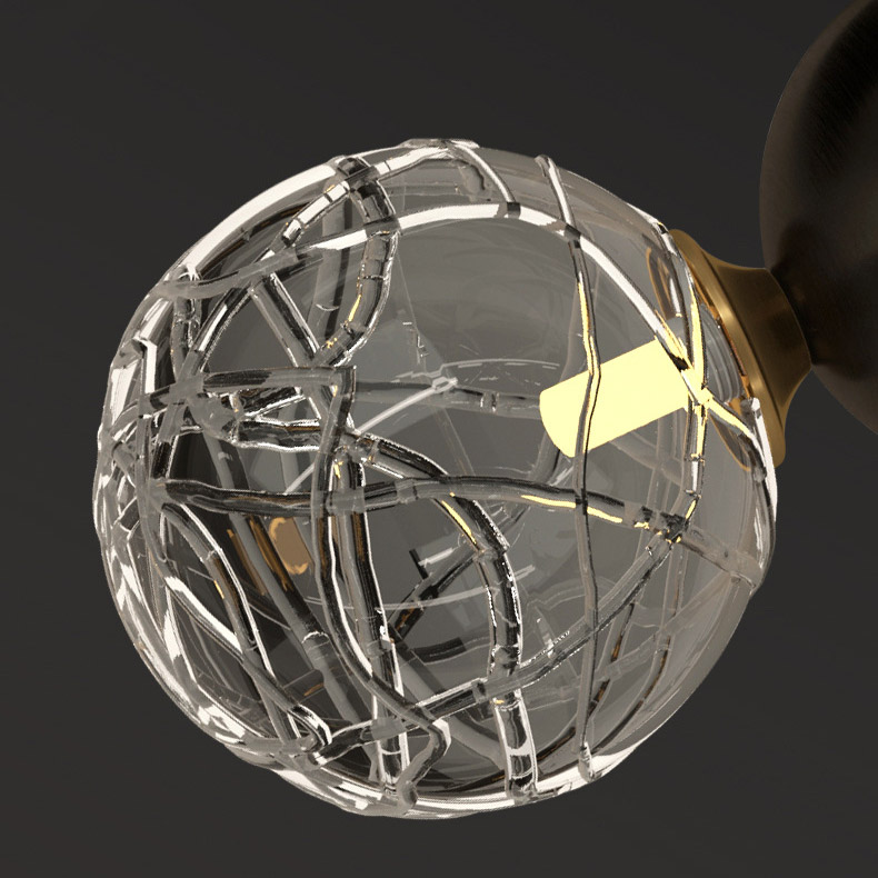 Потолочный светильник INGELA A D12 Brass by ImperiumLoft