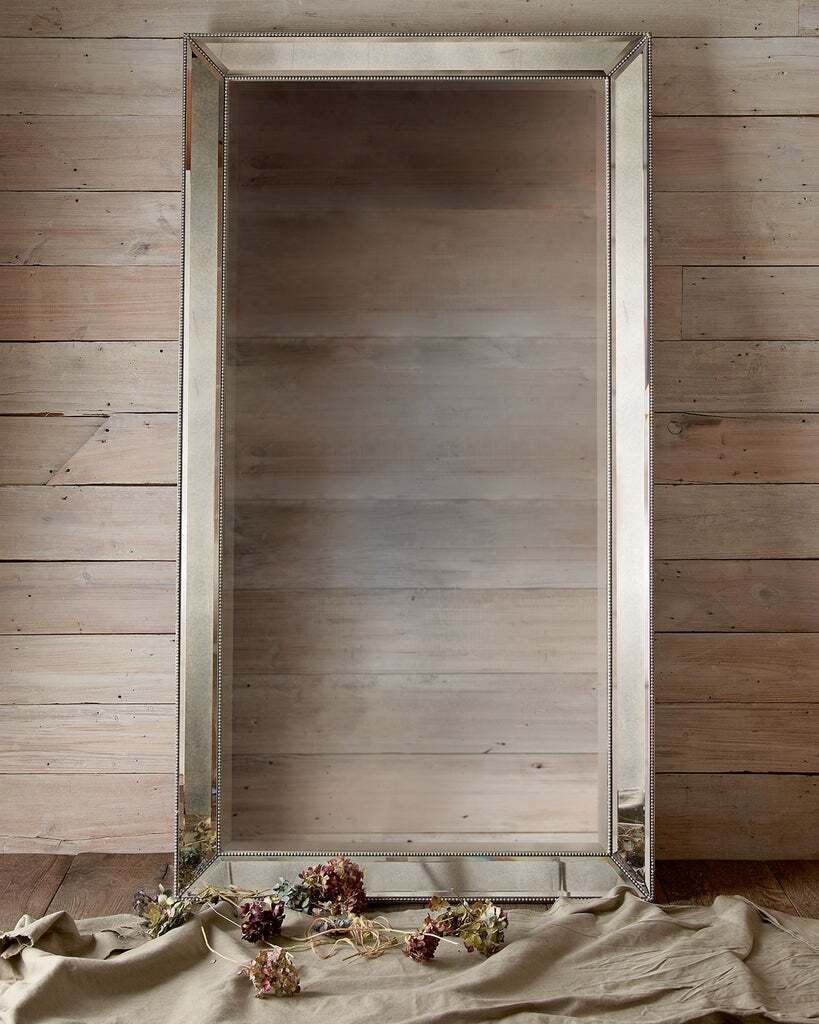 Серебряное напольное зеркало Уилшир Louvre Home LH005S-ZSWA Серебряное напольное зеркало Уилшир Louvre Home LH005S-ZSWA