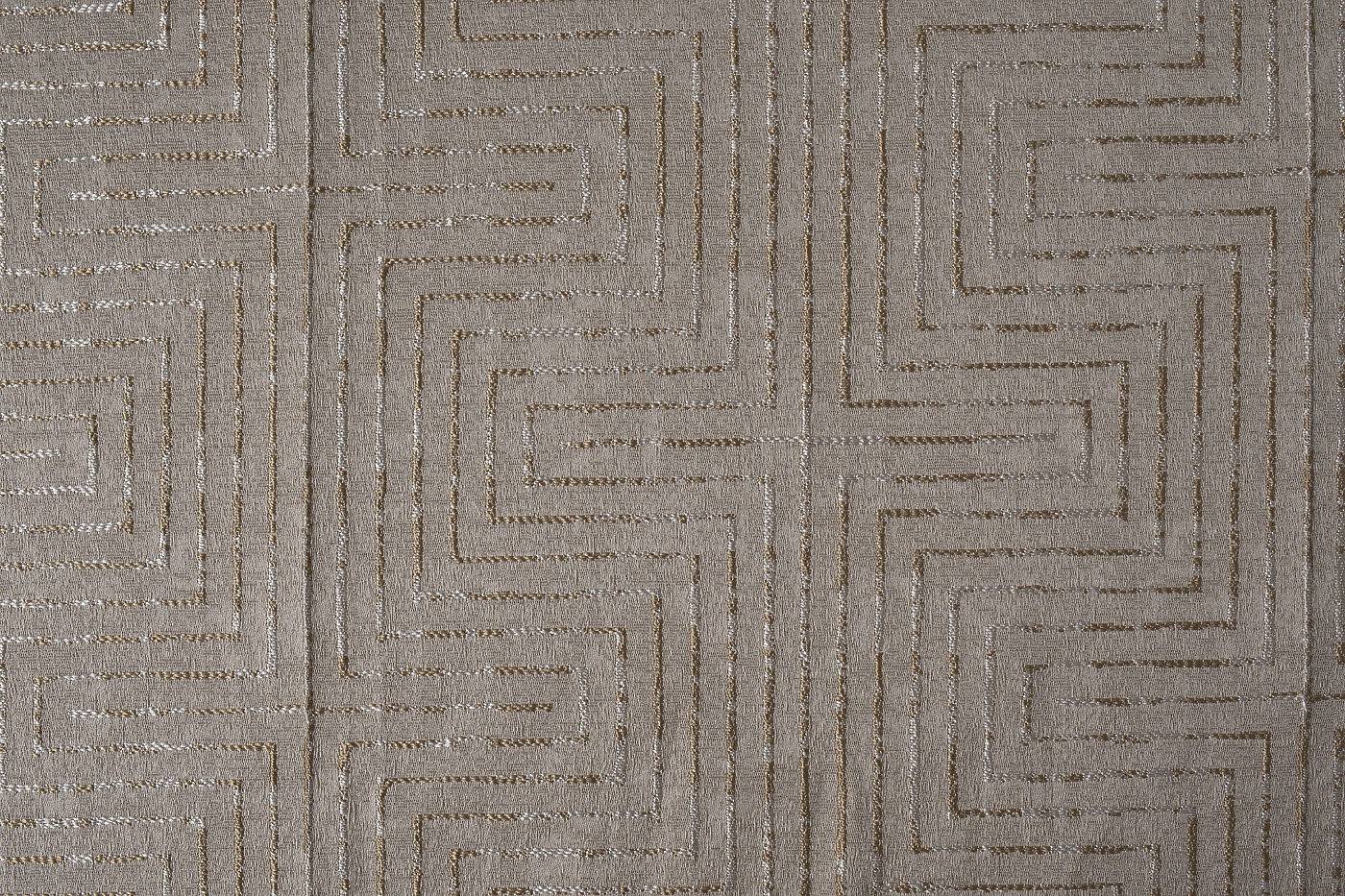 Ткань портьерная GLOSS бежевая Garda Decor 142DDH-1945260-GLOSS BEG