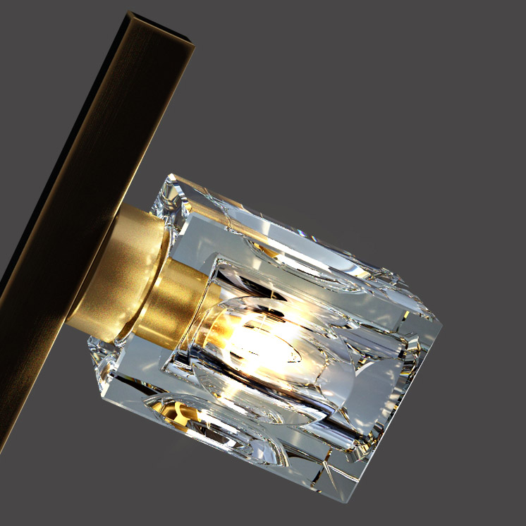 Потолочный светильник MICHAL LONG L8 Brass by ImperiumLoft