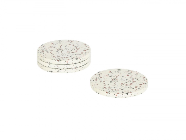 Набор из 4-х подставок Tiana белый La Forma (ex Julia Grup)