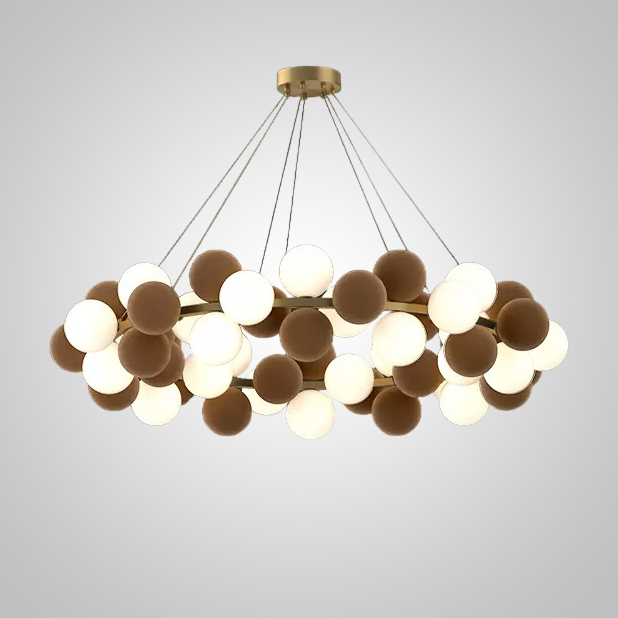 Кольцевые люстры и светильники LATTE D120 Coffee by ImperiumLoft