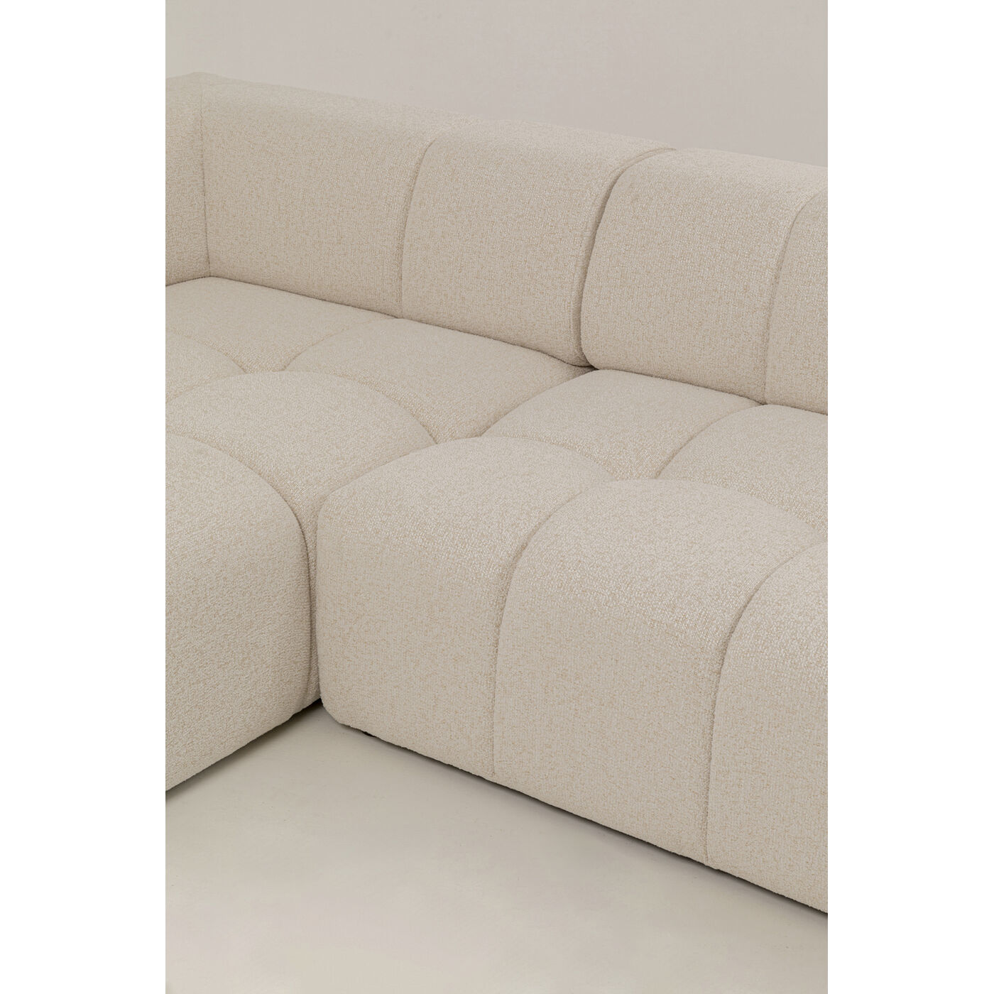 Диван левосторонний угловой Belami Cream Left 265cm KARE 70681