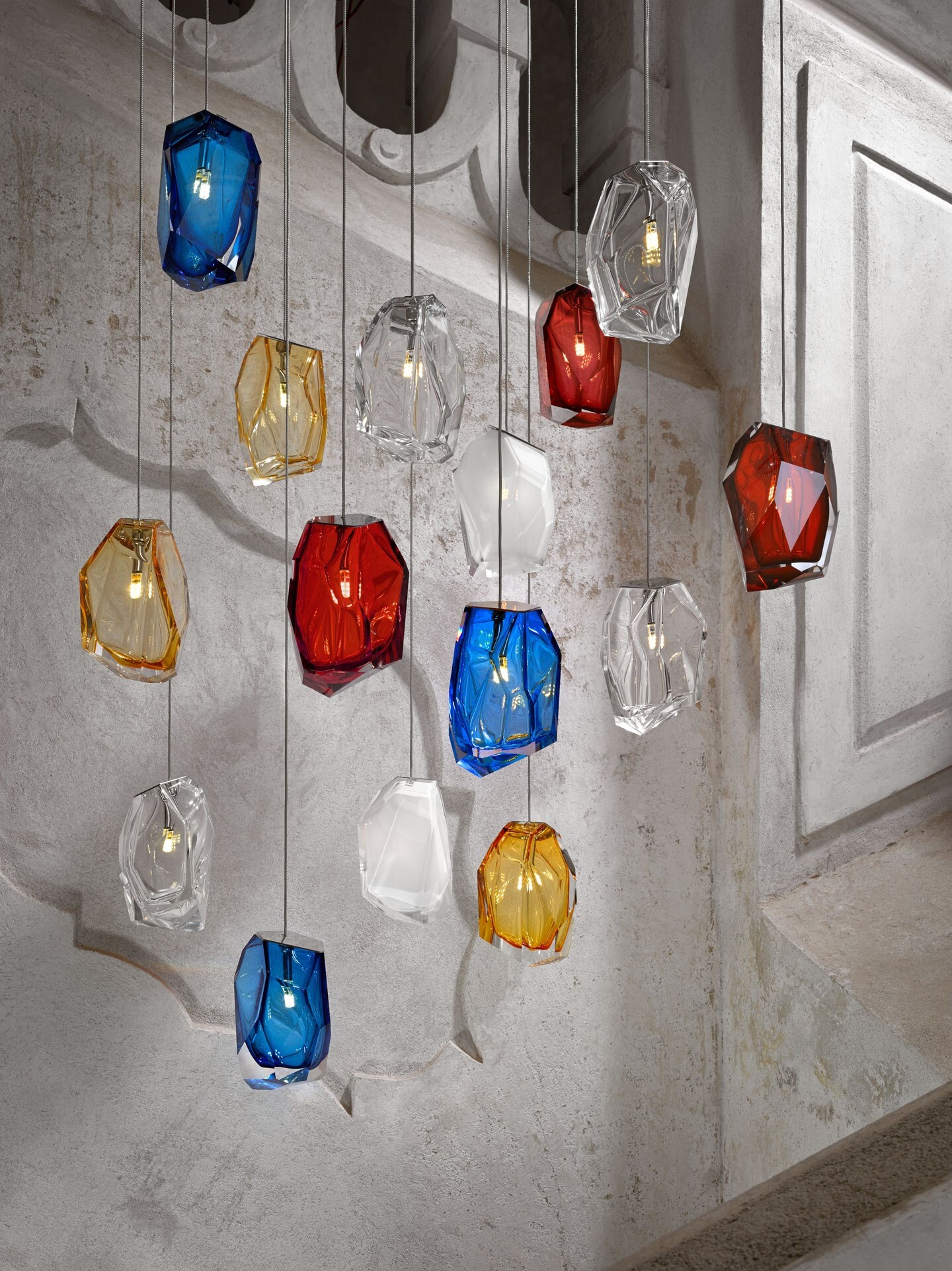 Подвесной светильник LASVIT Crystal Rock clear