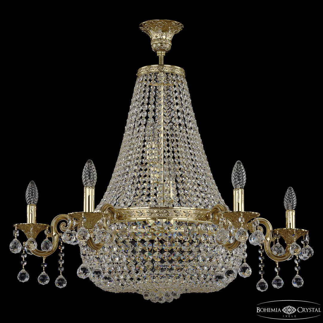 Люстра груша хрустальная 2228H203/6/70IV G Bohemia Ivele Crystal