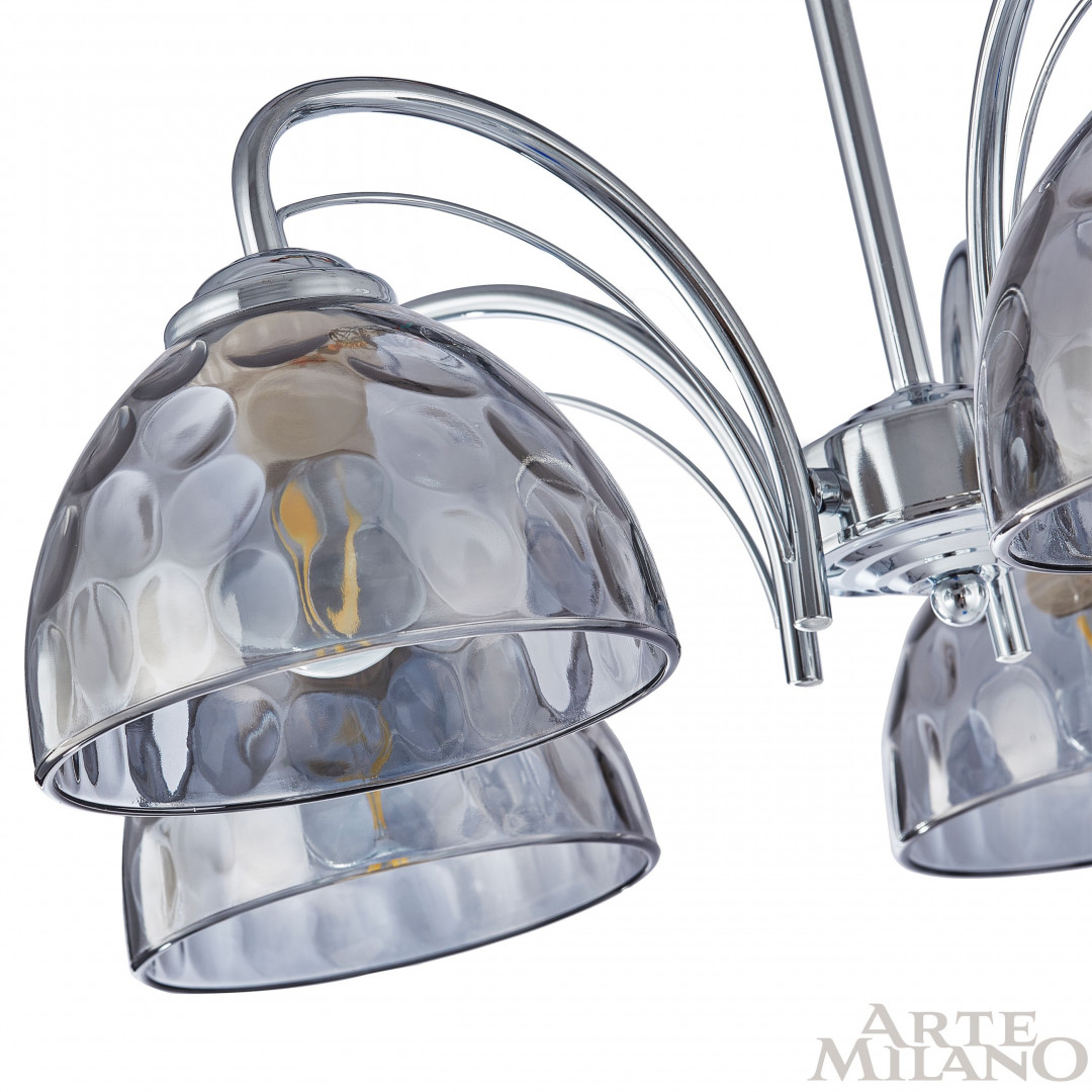 Люстра потолочная с плафонами 332366/5 CR Arte Milano