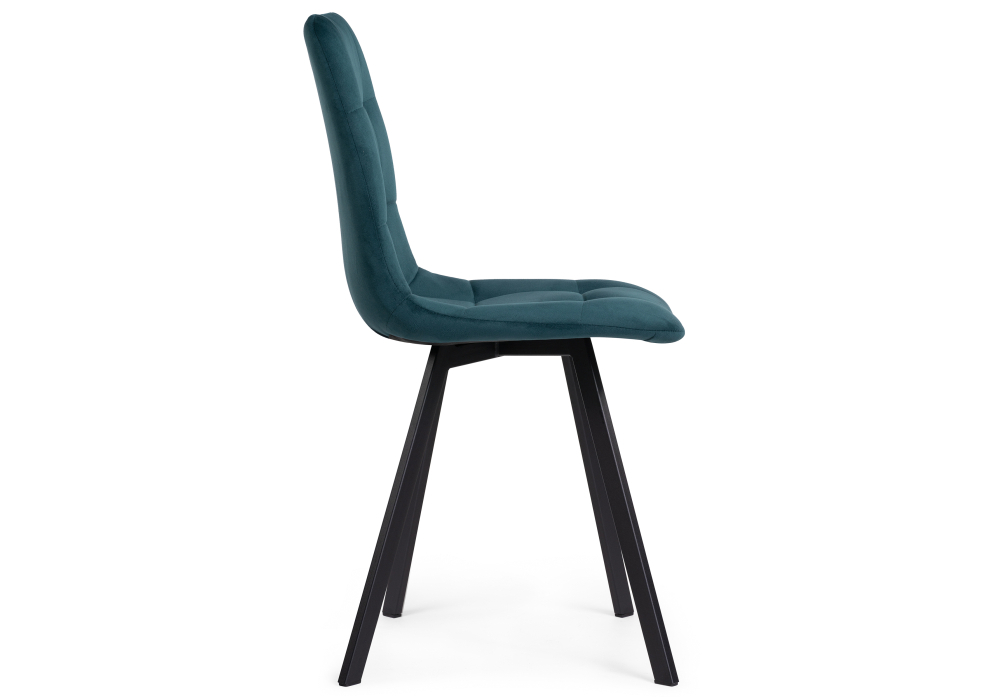 Стул Woodville Чилли морская волна / черный каркас 489706