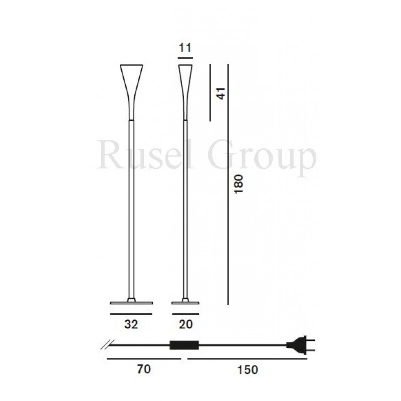Напольный светильник Foscarini aplomb terra