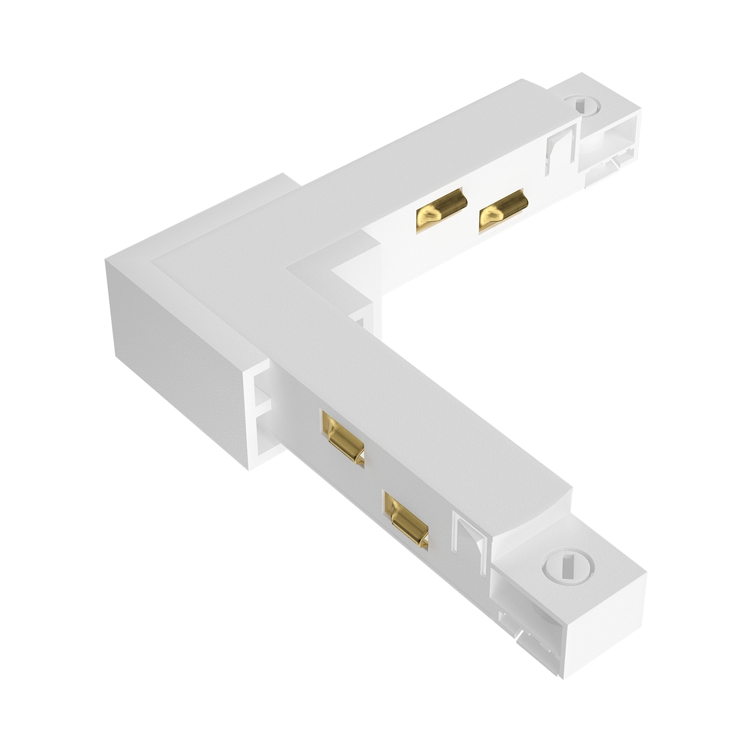 Коннектор угловой (жесткий) для магнитной системы TSM-L White